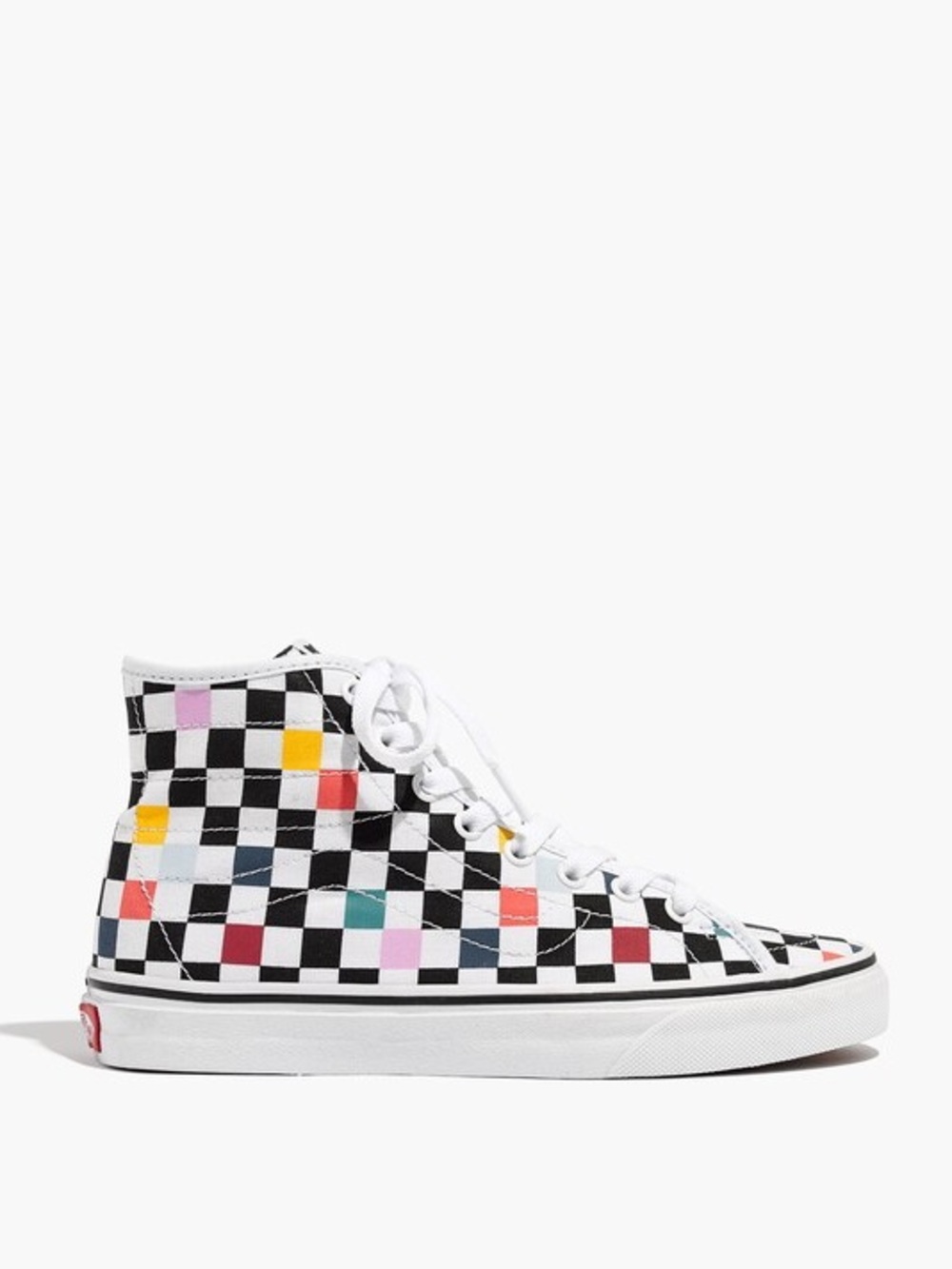 Vans® Unisex SK8-Hi Decon High-Top Sneakers in Party Checkerboard